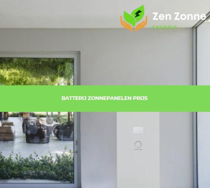 prijs thuisbatterij zonnepanelen